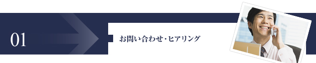 お問い合わせ・ヒアリング